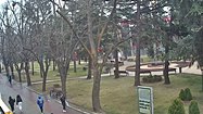 Казанлък времето уеб камера център, Централна градска градина, монумент 'Обединена Европа', парк, площад 'Киацо', улица 'Искра', kamerite Free-WebCamBG