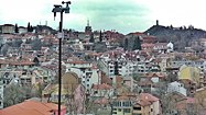 Пловдив времето уеб камера от жк квартал 'Каменица', часовникова кула на 'Сахат' тепе, хълм тепе 'Бунарджик' с паметник на Съветската армия - 'Альоша' ('Алеша'), kamerite Free-WebCamBG