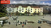 Разлог времето уеб камера Централен площад Център, фонтан, Пирин планина WebCamBG