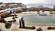 Свети Влас времето уеб камера апарт хотел комплекс 'Каса Реал' изглед към басейн и плаж Черно море, Sveti Vlas, Apart Hotel complex 'Casa Real', kamerite Free-WebCamBG