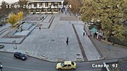 Свищов времето уеб камера център, площад 'Алеко', фонтан и парк до Община, kamerite Free-WebCamBG