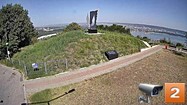 Варна времето уеб камера морски бряг и плаж 'Южен залив' и панорама към нос и фар, мостик, парк, плаж Черно море квартал 'Галата' Free-WebCamBG