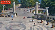 Варна времето уеб камера Централен вход на Приморски парк 'Морска градина' и панорама Черно море от покрив хотел 'Одесос' WebCamBG