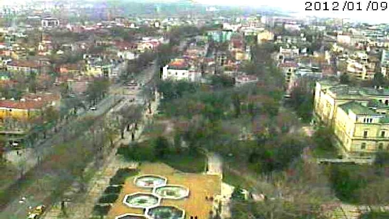 Варна времето уеб камера Център панорама трафик улици град от Община Free-WebCamBG