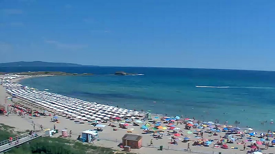 Лозенец времето уеб камера панорама 'Централен' плаж на Черно море, kamerite Free-WebCamBG