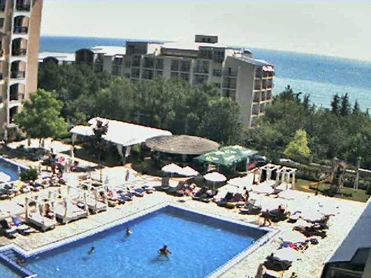 к.к. 'Златни пясъци' времето уеб камери апарт комплекс 'Бендита' хотел 'Bendita' басеин плаж Черно море Free-WebCamBG