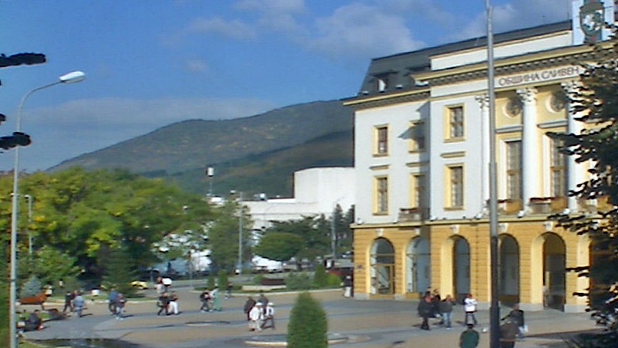 Сливен времето уеб камера панорама от център, площад, община, ПП 'Сините камъни', kamerite Free-WebCamBG