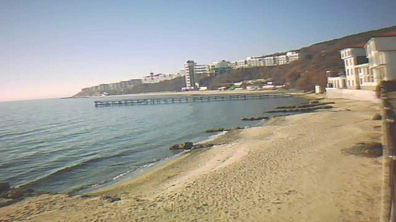 Плаж 'Робинзон' времето уеб камера залив, мост Черно море, между ВС 'Елените' и Свети влас, kamerite Free-WebCamBG