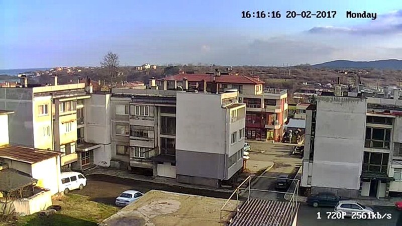 Царево времето уеб камера център, трафик улици, паркинг, панорама към Черно море, kamerite Free-WebCamBG