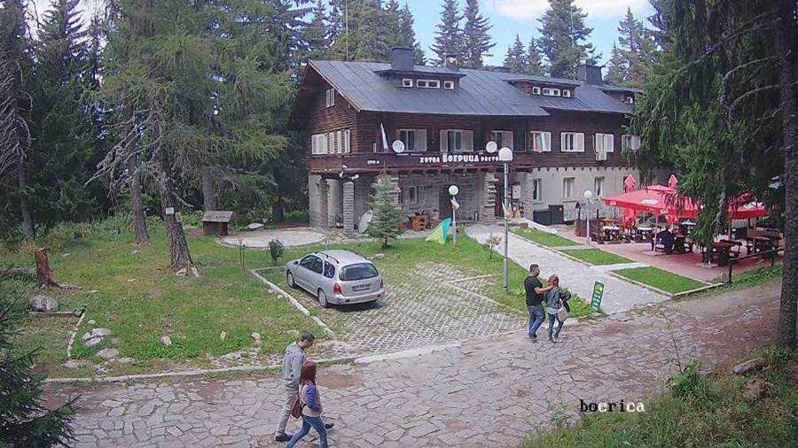 Природен парк Витоша планина времето уеб камера от семеен хотел и хотелски комплекс 'Боерица' (1700 м. н.в.), kamerite Free-WebCamBG