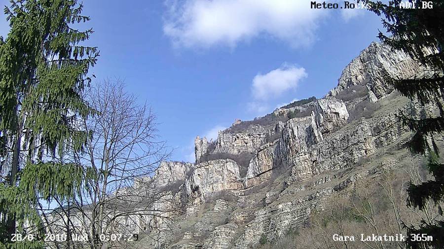 Село Гара Лакатник времето уеб камера катерачен обект, река Искър, Лакатнишките скали, Природен Парк Врачански Балкан, kamerite Free-WebCamBG