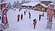 Коледното село на Дядо Коледа (Santa Claus Village) времето уеб камера до град Рованиеми (Rovaniemi), провинция Лапландия (Lapland), в северната част на Финландия (Finland), Северния полярен кръг - Арктика (Arctic Circle), kamerite Free-WebCamBG