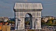 Париж (Paris) времето уеб камера център, опакованата 'Триумфална' арка (Arc de Triomphe), площад 'Шарл дьо Гол', в западния край на прочутия бул. 'Шанз-Елизе', столица Франция (France), kamerite Free-WebCamBG