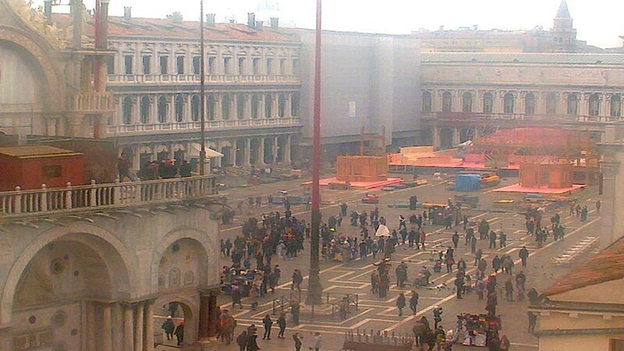 Венеция времето уеб камера Център, площад 'Сан Марко' (Piazza 'San Marco') от часовниковата кула, Италия, kamerite Free-WebCamBG
