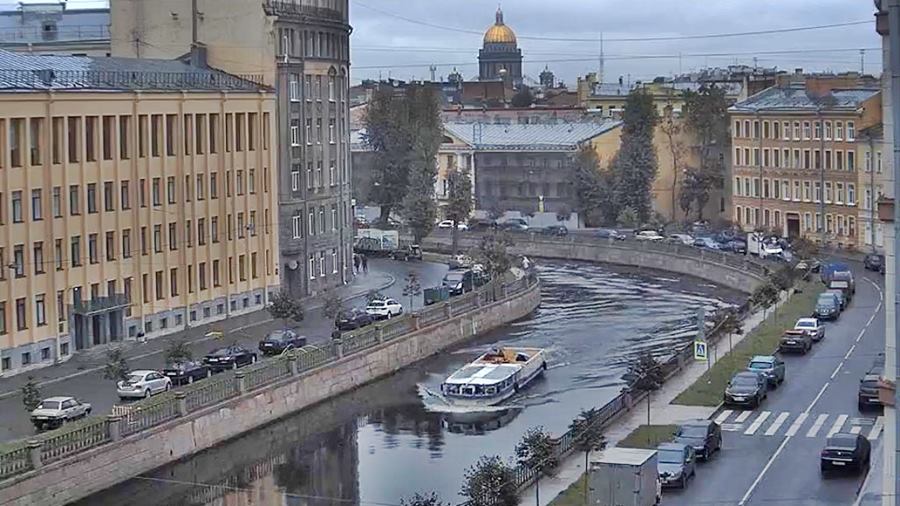 Санкт Петербург времето уеб камера център, канал 'Грибоедов', Русия, kamerite Free-WebCamBG
