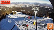 Боровец времето уеб камери панорама лифт 'Ястребец Експрес', ски писта 'Попангелов' с финал и езеро за изкуствен сняг в Рила планина Free-WebCamBG