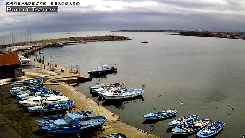Царево времето уеб камера порт, пристанище яхти, вълнолом, кей и фар Черно море, kamerite Free-WebCamBG