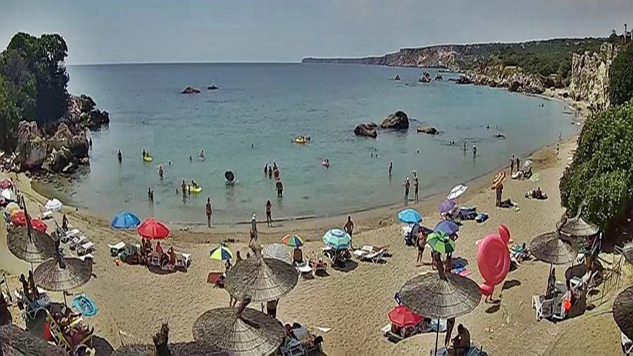 Черноморски курорт 'Русалка' времето уеб камера плаж, залив и нос Калиакра на Черно море, до Каварна и Балчик, kamerite Free-WebCamBG